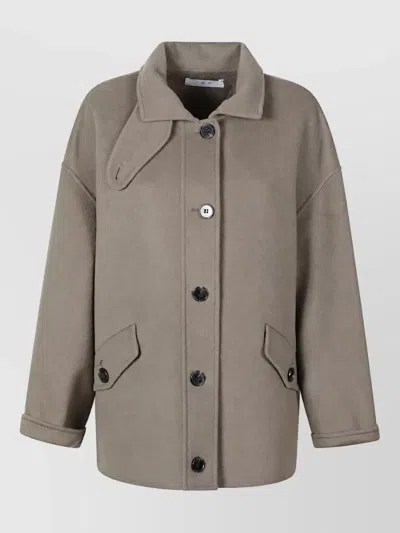 Iro Fitted Jacket In Brown