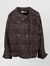 Iro Fitted Jacket In Brown