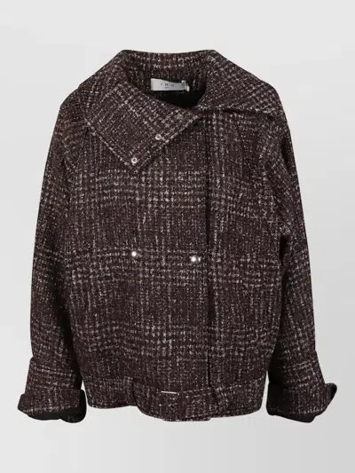 Iro Fitted Jacket In Brown