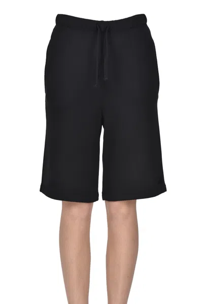 Iro Fleece Bermuda In Black