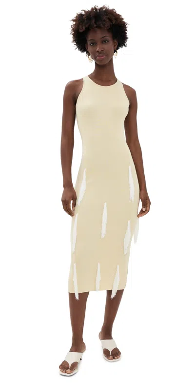 Iro Fleur Dress Vanilla Butter In Neutral