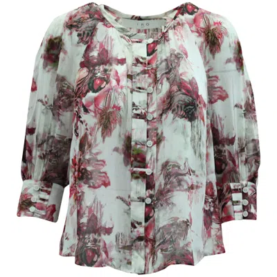 Iro Floral Print Blouse In Multicolor Viscose In Animal Print