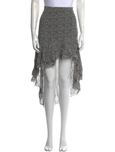 Pre-owned Iro Floral Print Knee-length Skirt