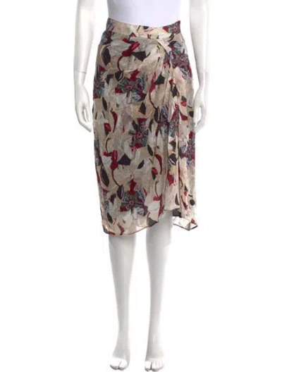 Pre-owned Iro Floral Print Knee-length Skirt In Multi