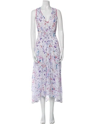 Pre-owned Iro Floral Print Long Dress In Multi