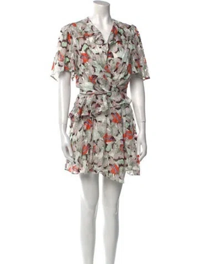 Pre-owned Iro Floral Print Mini Dress In Multi