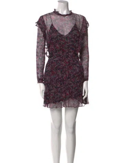 Pre-owned Iro Floral Print Mini Dress In Multi