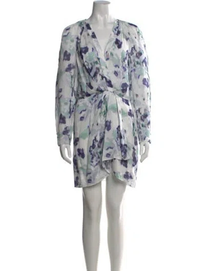 Pre-owned Iro Floral Print Mini Dress In Multi