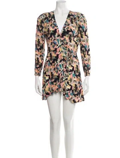 Pre-owned Iro Floral Print Mini Dress In Pink