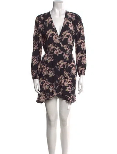 Pre-owned Iro Floral Print Mini Dress W/ Tags In Pink