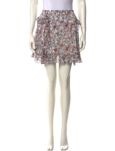 Pre-owned Iro Floral Print Mini Skirt In Multi