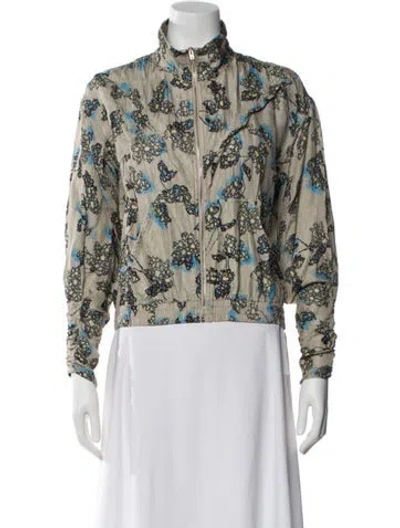 Pre-owned Iro Floral Print Utility Jacket In Multi