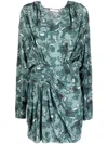Iro Fontana Printed Short Dress