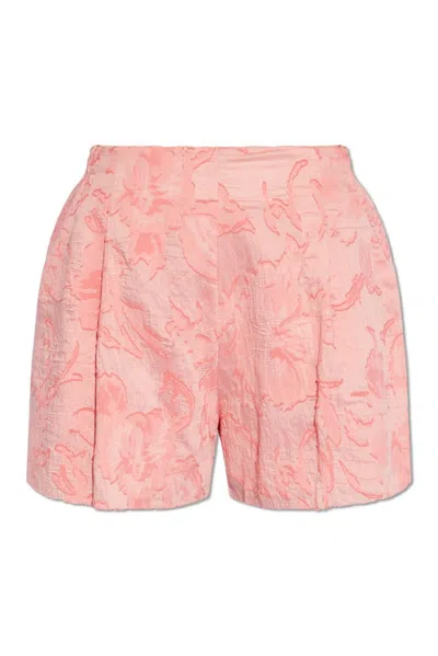 Iro Forali Jacquard Shorts In Pink
