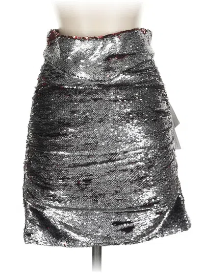 Pre-owned Iro Formal Skirt In Silver