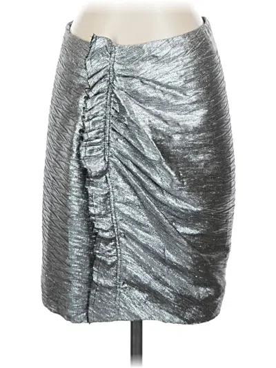 Pre-owned Iro Formal Skirt In Silver