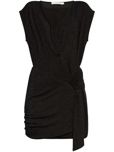 Iro Fosfina Mini Dress In Black