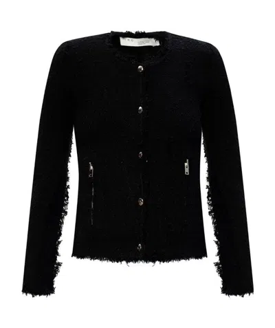 Iro Fringed Jacket In Black