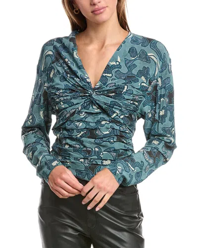 Iro Fruita Top In Blue