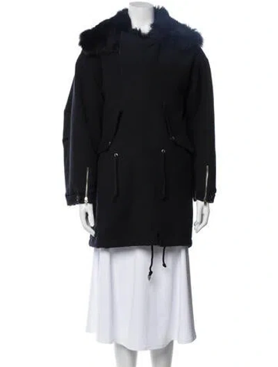 Pre-owned Iro Fur Jacket In Black