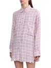 Iro Georgia Overshirt In Pink In Pink