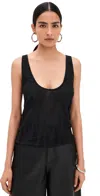 Iro Ghina Tank Black In Black