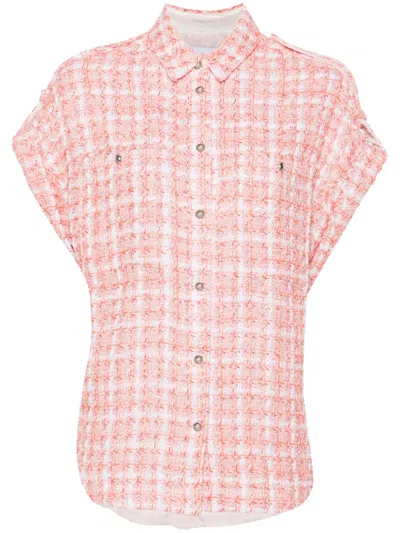 Iro Gilsa Tweed Shirt In Pink