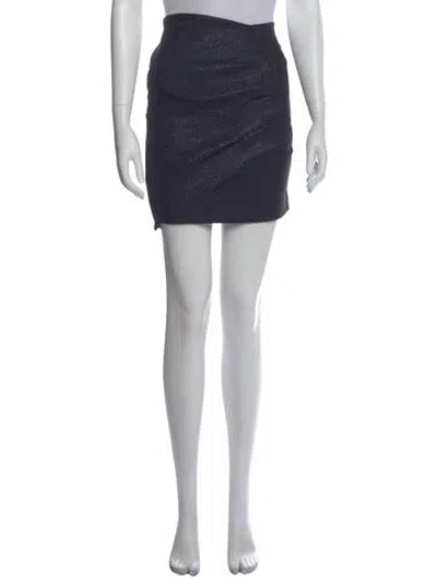 Pre-owned Iro Glitter Accents Mini Skirt In Multi