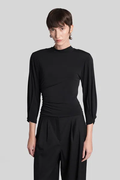 Iro Gloria Topwear In Black Viscose