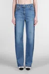 Iro Gotz2 Jeans In Blue Cotton In Blue