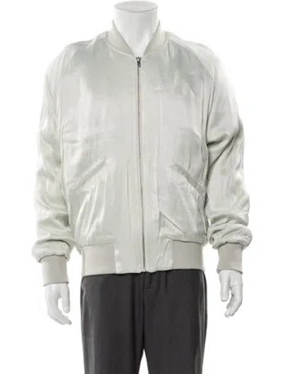 Pre-owned Iro Graphic Print Bomber Jacket In Gray