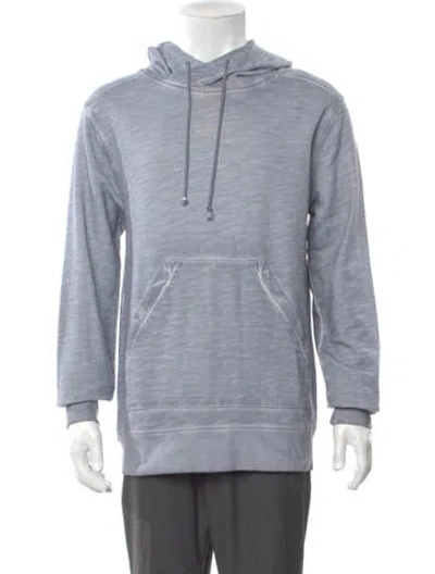 Pre-owned Iro Graphic Print Crew Neck Hoodie In Blue