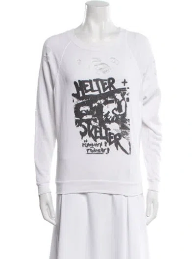 Pre-owned Iro Graphic Print Crew Neck Sweatshirt W/ Tags In White