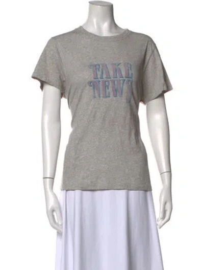 Pre-owned Iro Graphic Print Crew Neck T-shirt In Grey