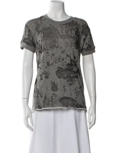 Pre-owned Iro Graphic Print Crew Neck T-shirt In White