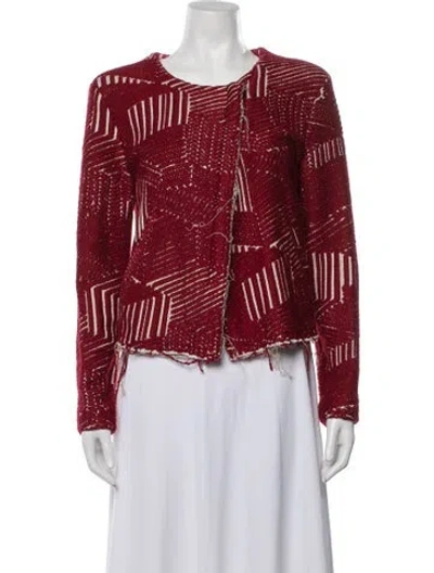 Pre-owned Iro Graphic Print Jacket In Red