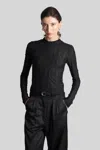 Iro Guilia T-shirt In Black Polyester In Black