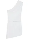 Iro One-shoulder Cotton-blend Minidress In White