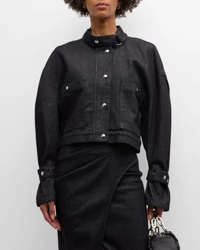 Iro Hannama Denim Jacket In Dark Indigo