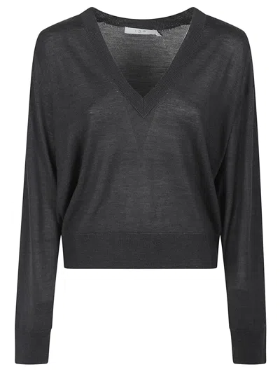 Iro Haru Silk-cashmere Blend Wool Sweater In Black