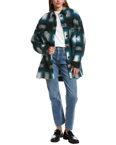 Iro Harwel Wool-blend Overshirt In Multi