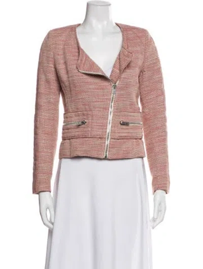 Pre-owned Iro Haven Tweed Pattern Evening Jacket