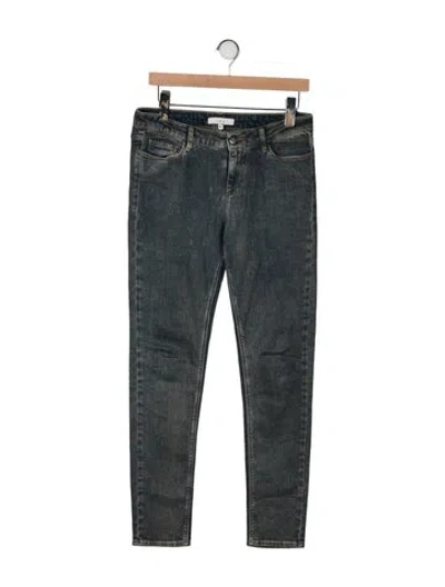 Pre-owned Iro Hawkins Lav. Jenner Skinny Leg Jeans In Blue