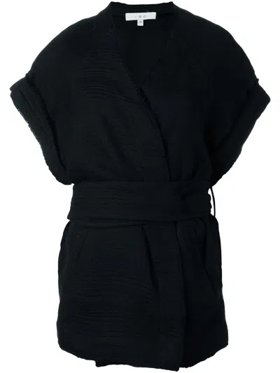 Iro 'hazela' Gilet Jacket In Black