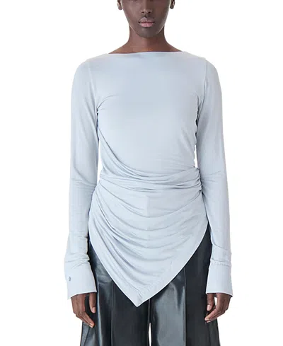 Iro Heliante Long Sleeve Top In Blue