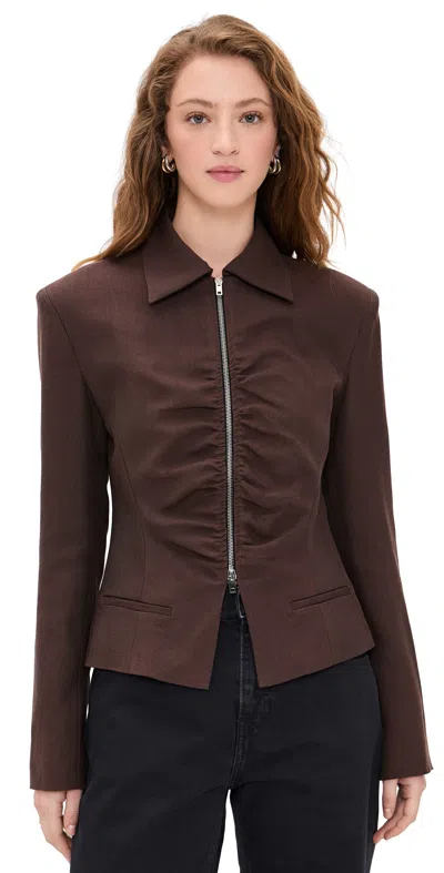 Iro Helvina Blazer Dark Brown