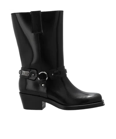 Iro High-heeled Short Boots In Black
