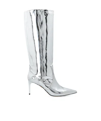 Iro High-heeled Short Boots In White