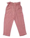 Iro High Waisted Pants In Pink Cotton In Pink