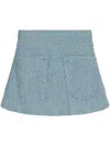 Iro High-waisted Skirt In Blue
